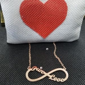 Pure%Love Stainless Steel Infinity Necklace ❤💛💚